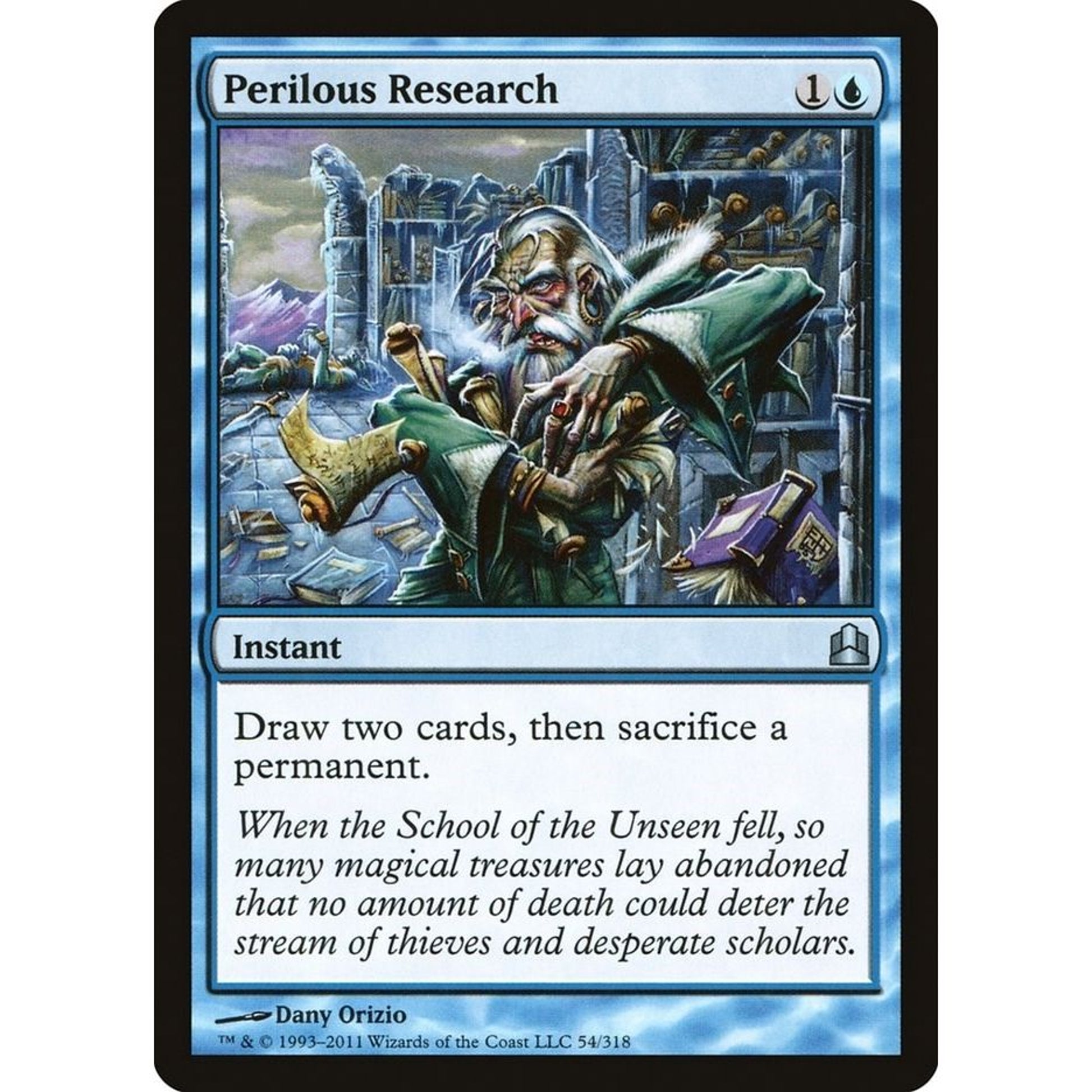 Image for Perilous Research (54) (CMD) - Magic: The Gathering
