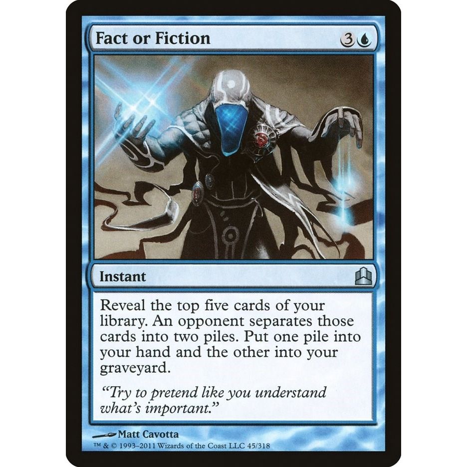 Image for Fact or Fiction (45) (CMD) - Magic: The Gathering