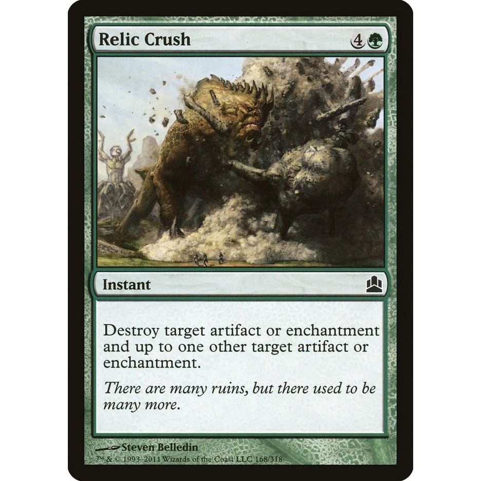 Image for Relic Crush (168) (CMD) - Magic: The Gathering