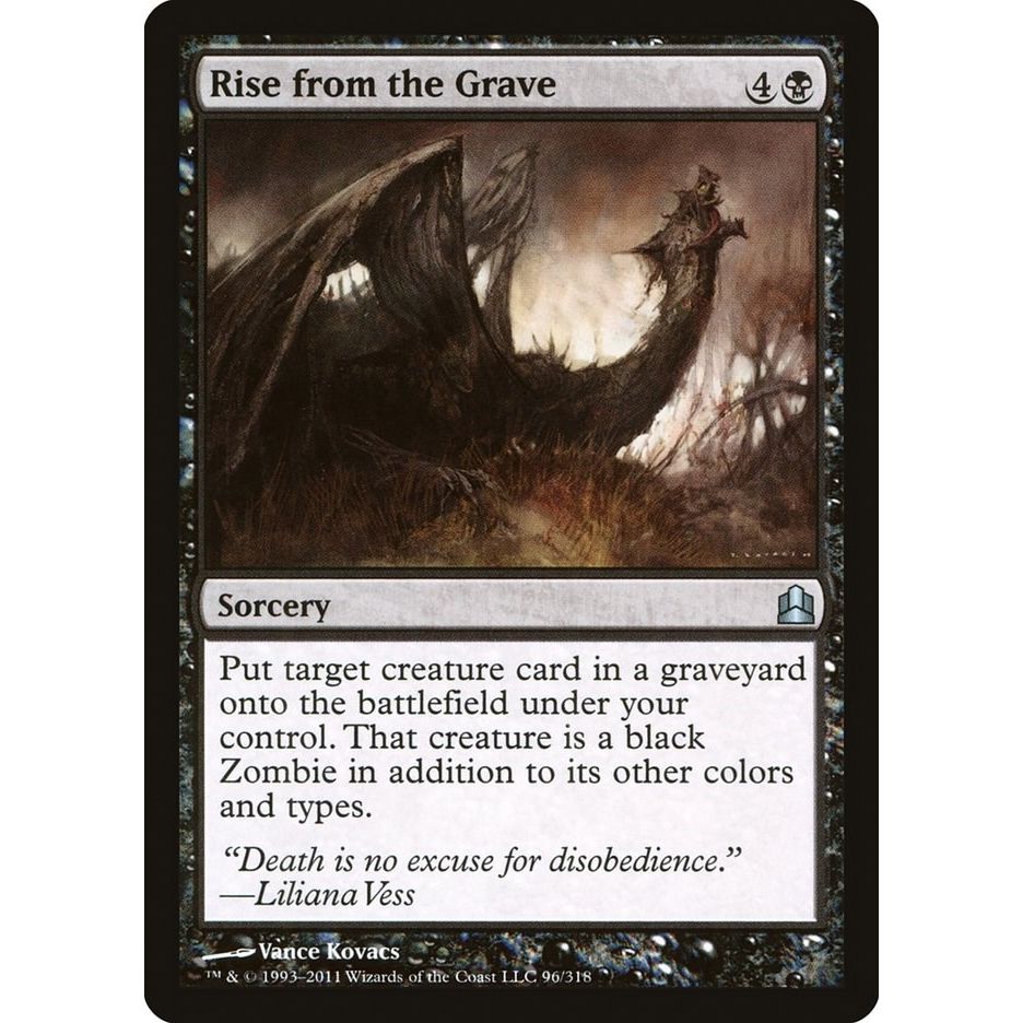 Image for Rise from the Grave (96) (CMD) - Magic: The Gathering