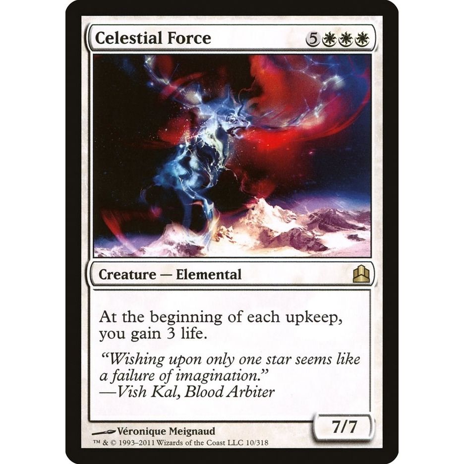 Image for Celestial Force (10) (CMD) - Magic: The Gathering