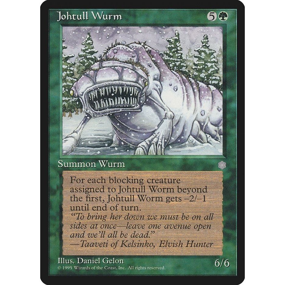Image for Johtull Wurm (ICE) - Magic: The Gathering