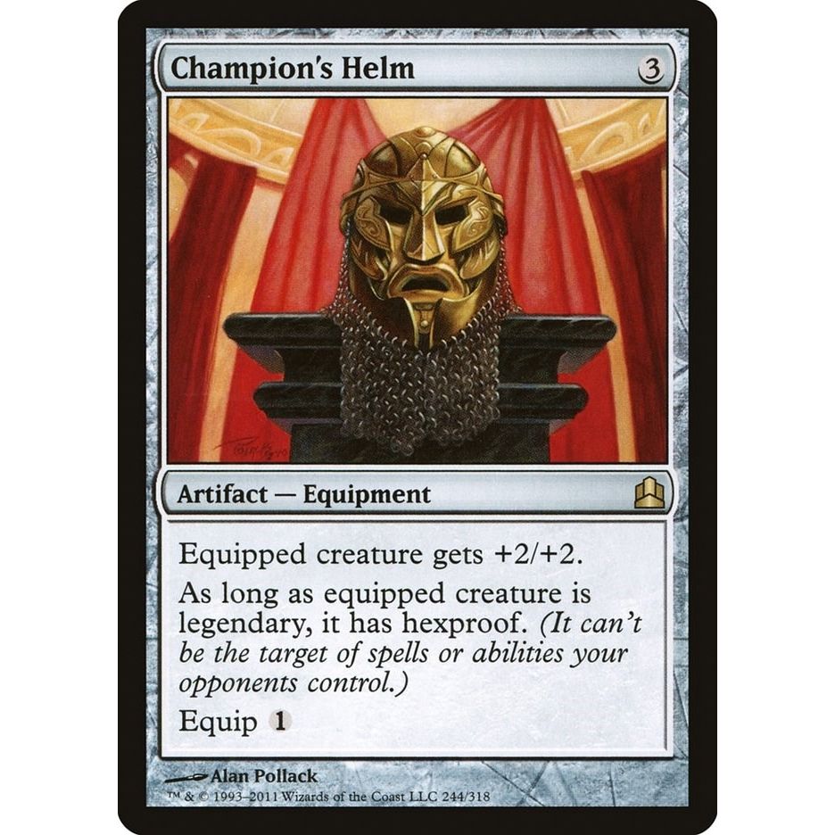 Image for Champion's Helm (244) (CMD) - Magic: The Gathering