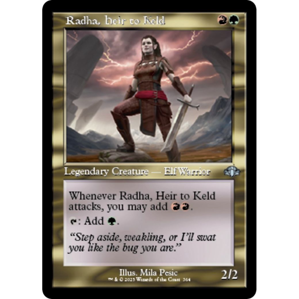 Image for Radha, Heir to Keld (Retro Frame) (364) (DMR) - Magic: The Gathering