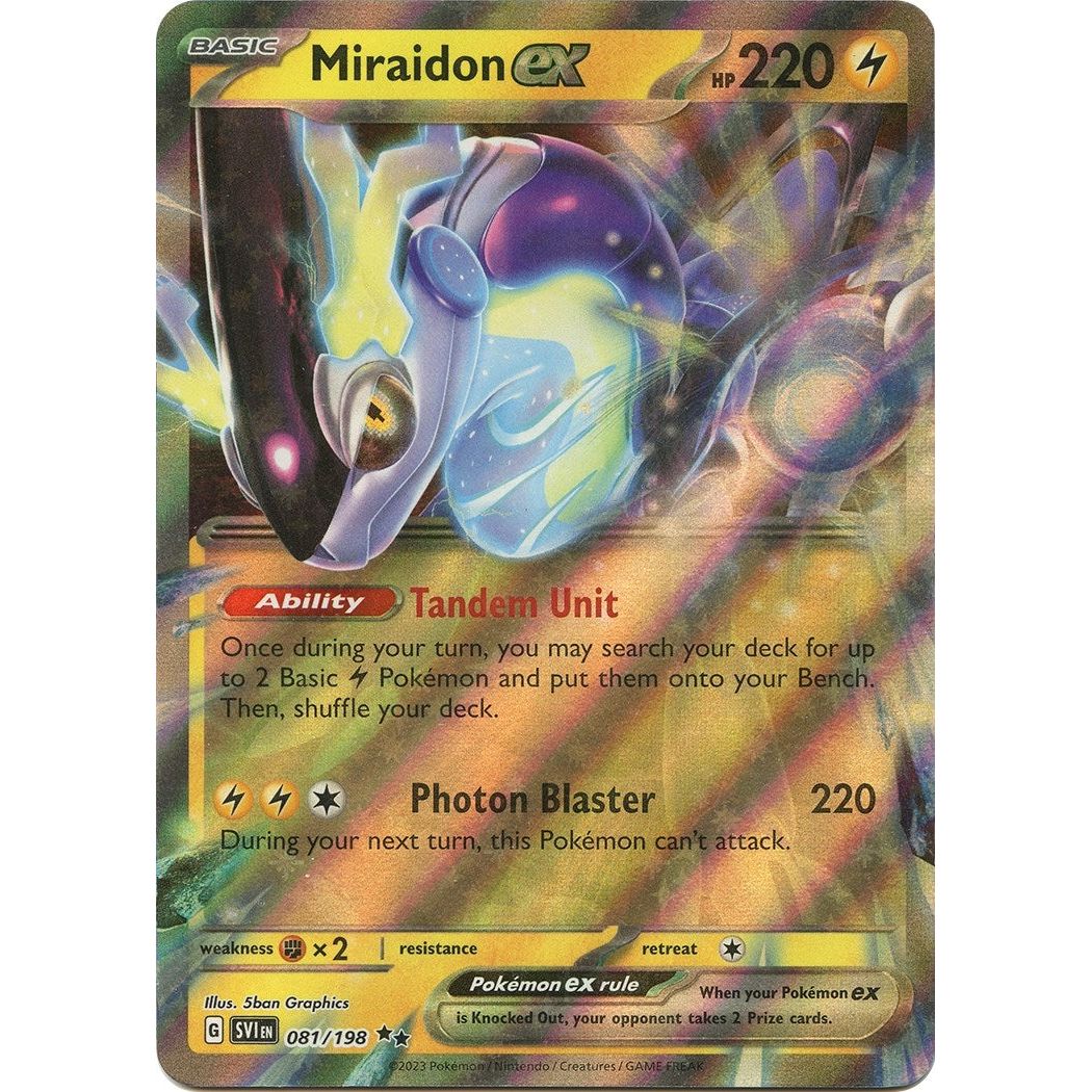 Image for Miraidon ex (081/198) (SVI) - Pokemon