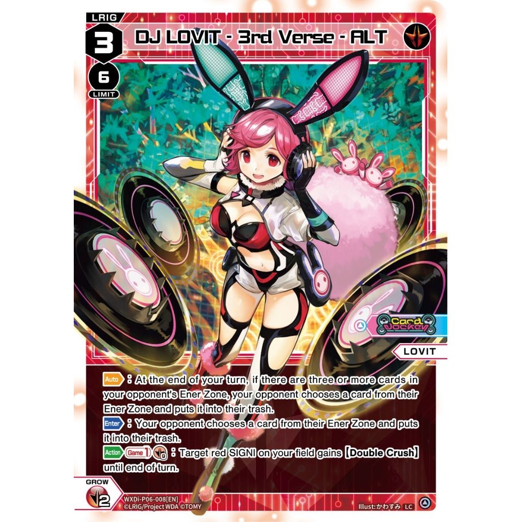 Image for DJ LOVIT - 3rd Verse - ALT (WXDi-P06-008[EN]) (WXDi-P06) - WIXOSS