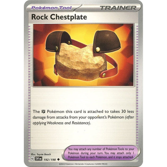 Image for Rock Chestplate (192/198) (SVI) - Pokemon