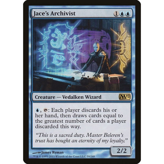 Image for Jace's Archivist (59) (M12) - Magic: The Gathering