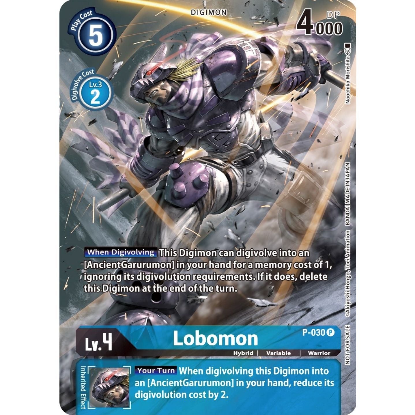 Image for Lobomon - P-030 (2nd Anniversary Frontier Card) (P-030 P) (D-PR) - Digimon Card Game