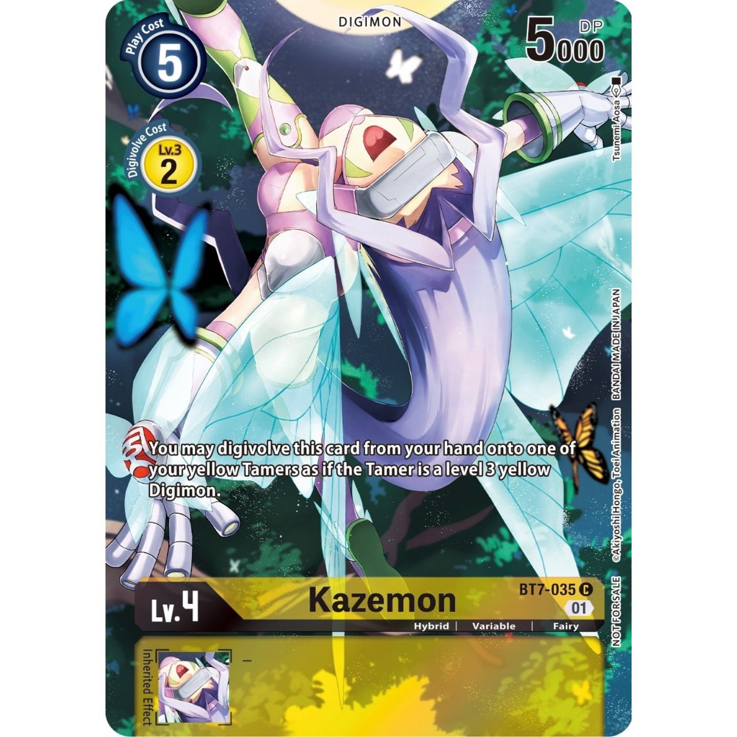 Image for Kazemon (2nd Anniversary Frontier Card) (BT7-035 C) (BT07) - Digimon Card Game