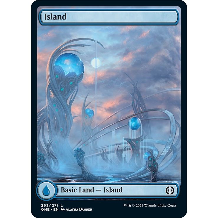 Image for Island (263) - Full Art (263) (ONE) - Magic: The Gathering