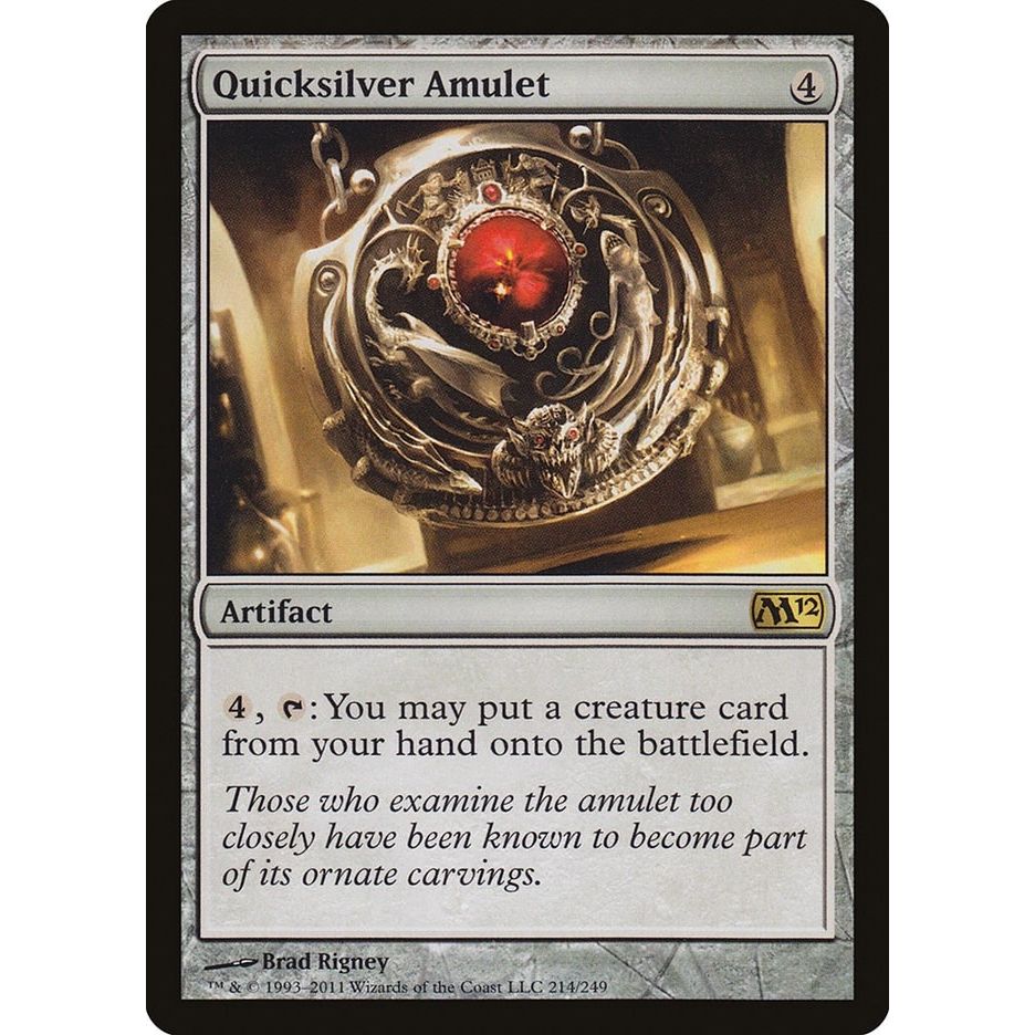 Image for Quicksilver Amulet (214) (M12) - Magic: The Gathering