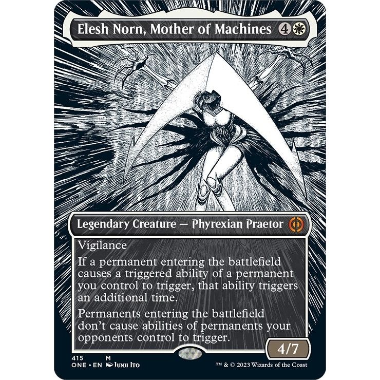 Image for Elesh Norn, Mother of Machines (Borderless) (415) (ONE) - Magic: The Gathering