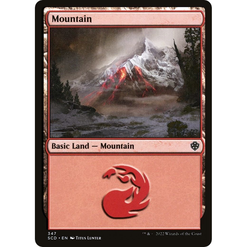 Image for Mountain (347) (347) (SCD) - Magic: The Gathering