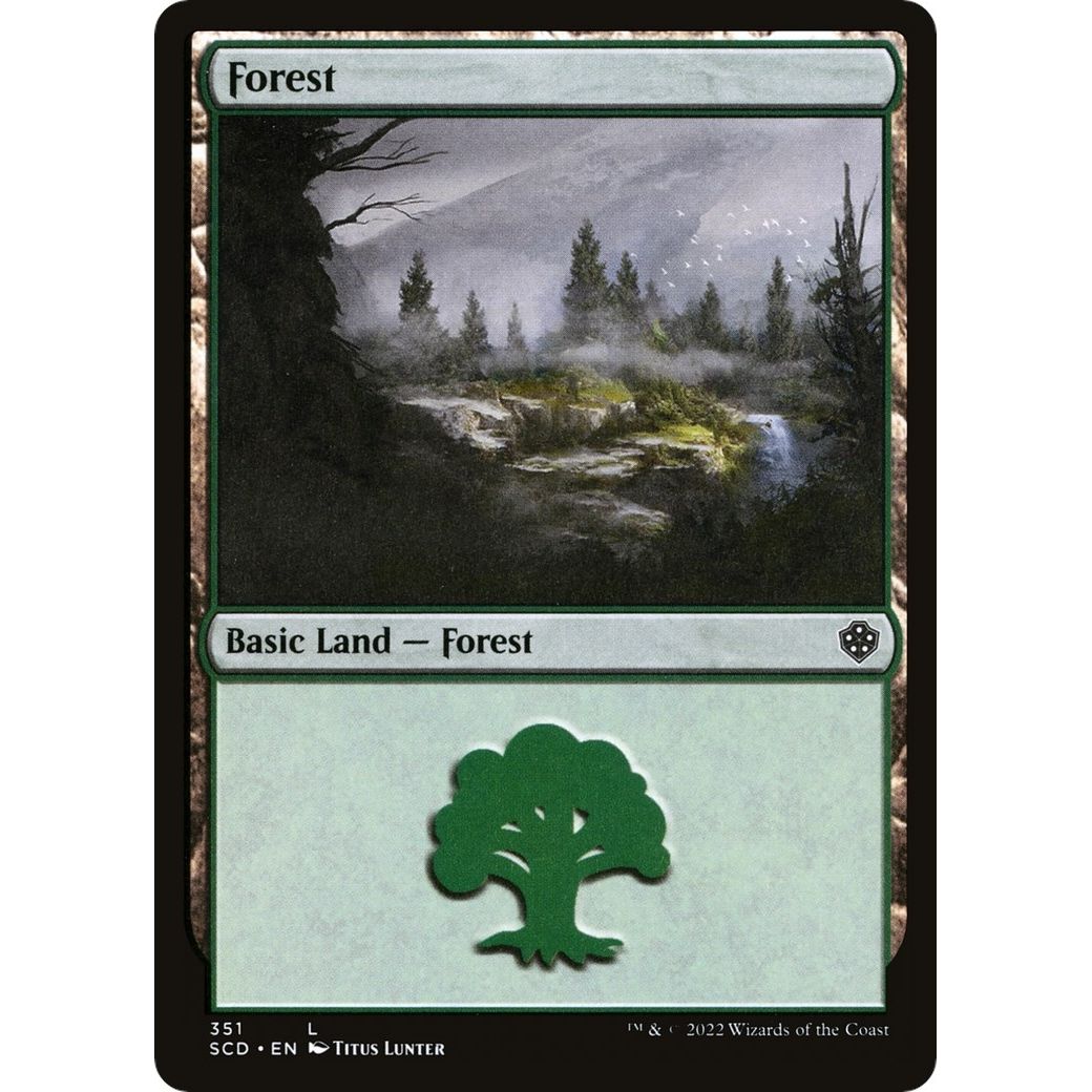 Image for Forest (351) (351) (SCD) - Magic: The Gathering