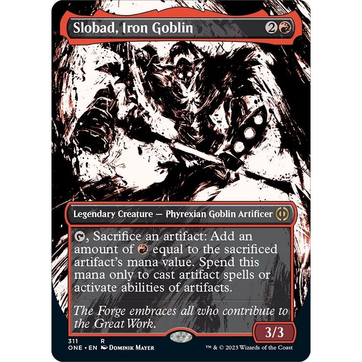 Image for Slobad, Iron Goblin (Showcase) (311) (ONE) - Magic: The Gathering