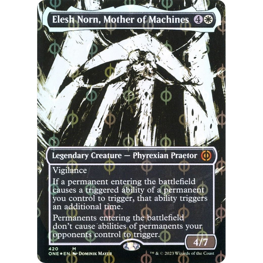 Image for Elesh Norn, Mother of Machines (Showcase) (Step-and-Compleat Foil) (420) (ONE) - Magic: The Gathering