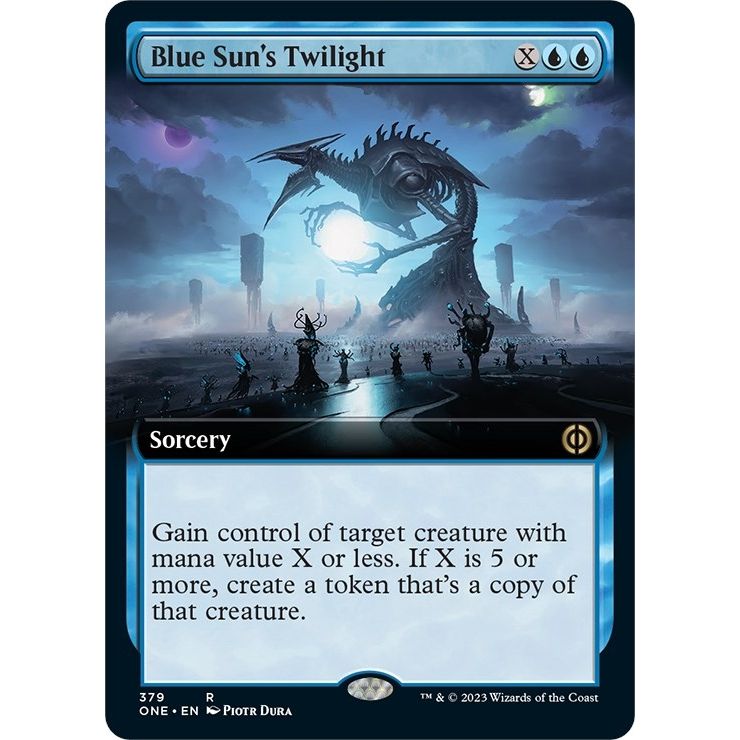 Image for Blue Sun's Twilight (Extended Art) (379) (ONE) - Magic: The Gathering