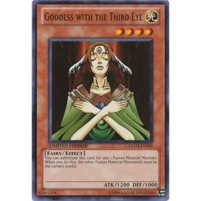 Image for Goddess with the Third Eye (GLD4-EN004) (GLD4) - YuGiOh