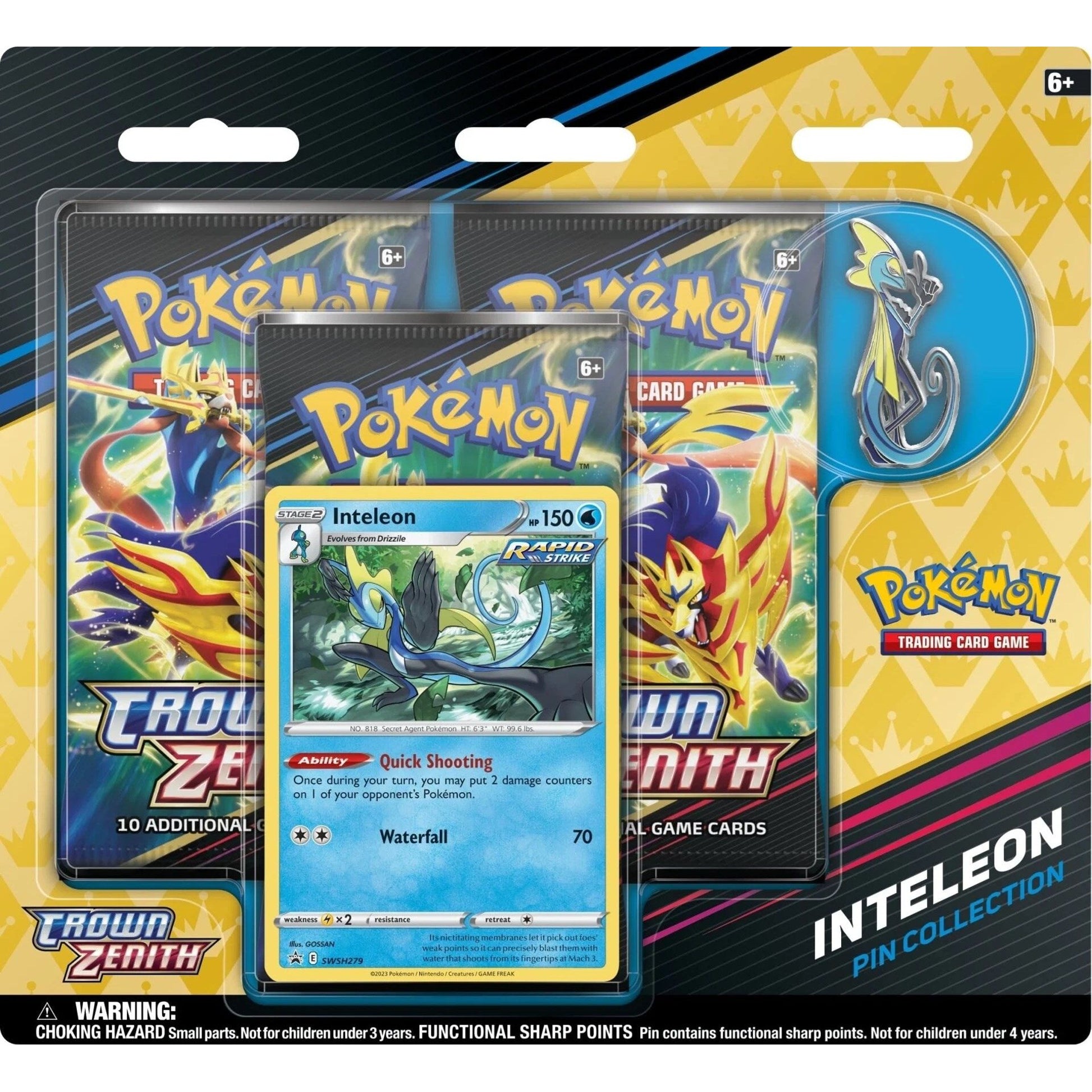 Image for Crown Zenith Pin Collection [Inteleon] - Pokemon