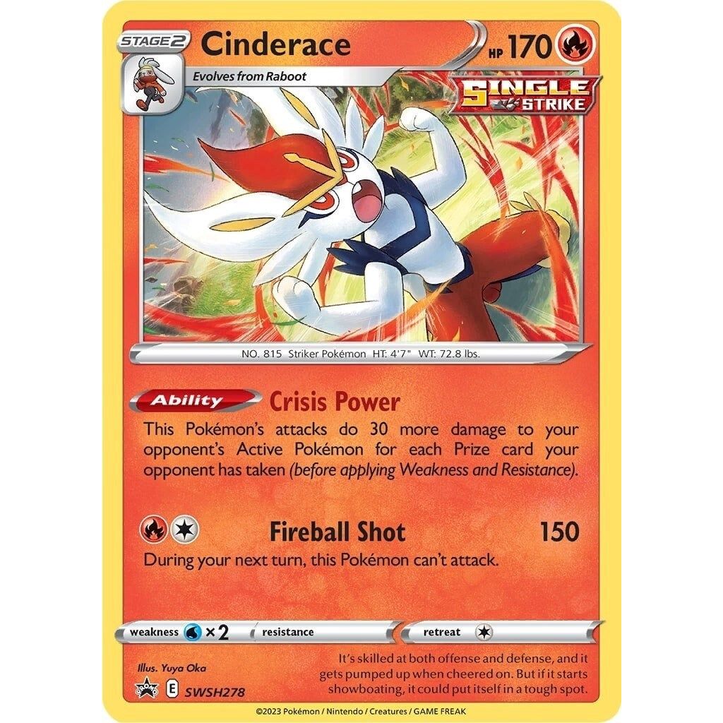 Image for Cinderace - SWSH278 (SWSH278) (SWSD) - Pokemon