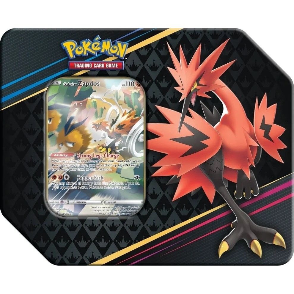Image for Crown Zenith Tin [Galarian Zapdos] - Pokemon