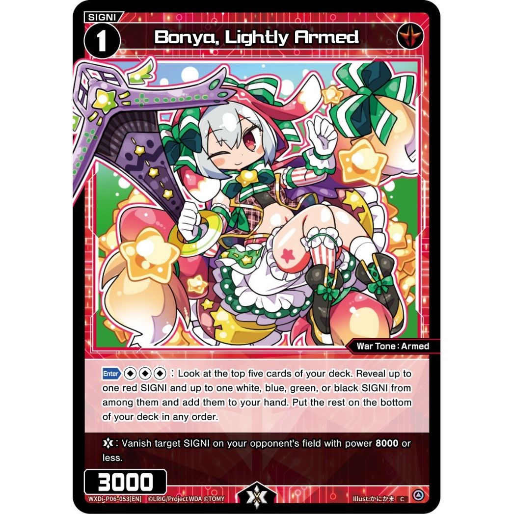 Image for Bonya, Lightly Armed (WXDi-P06-053[EN]) (WXDi-P06) - WIXOSS
