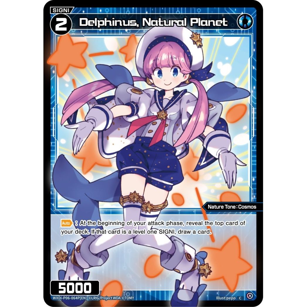 Image for Delphinus, Natural Planet (Parallel Foil) (WXDi-P06-064P[EN]) (WXDi-P06) - WIXOSS