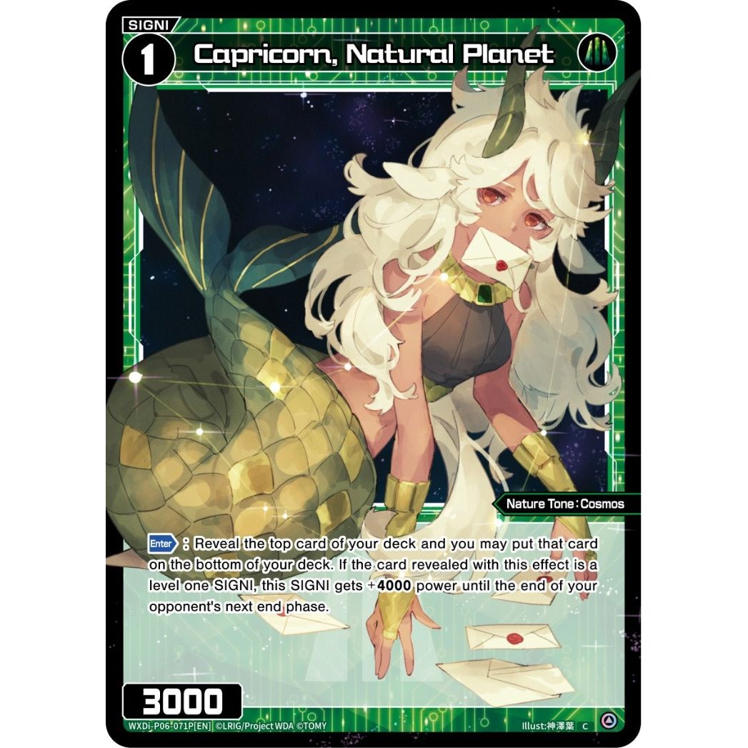 Image for Capricorn, Natural Planet (Parallel Foil) (WXDi-P06-071P[EN]) (WXDi-P06) - WIXOSS