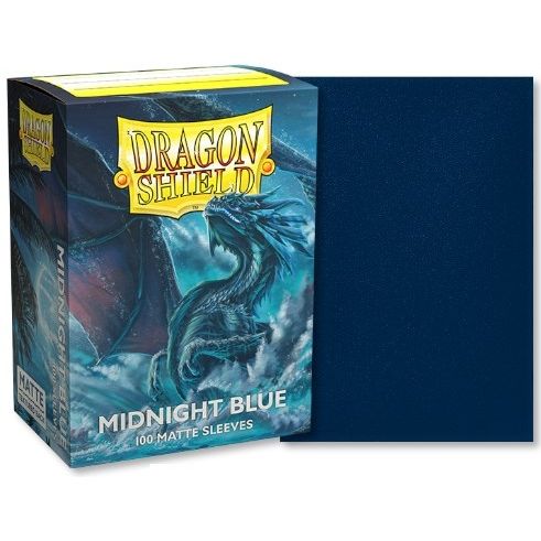 Image for Dragon Shield Matte Standard Sleeves - Midnight Blue (100-Pack) - Card Sleeves