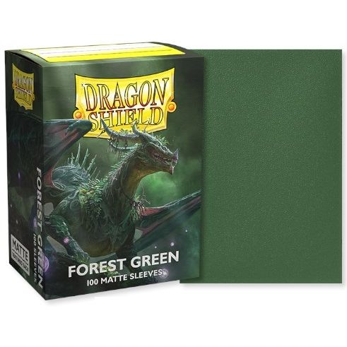 Image for Dragon Shield Matte Standard Sleeves - Forest Green (100-Pack) - Card Sleeves