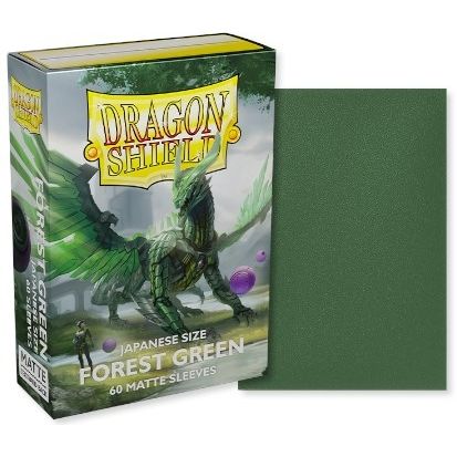 Image for Dragon Shield Dual Matte Japanese Sleeves - Forest Green (60-Pack) - Card Sleeves