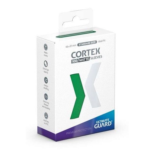 Image for Cortex Sleeves Standard Size - Matte Green (100ct.) - Card Sleeves