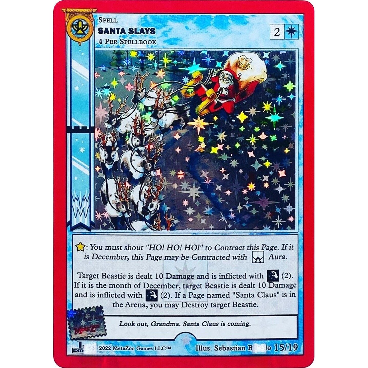 Image for Santa Slays (First Edition) (15/19) (HOLIP) - MetaZoo