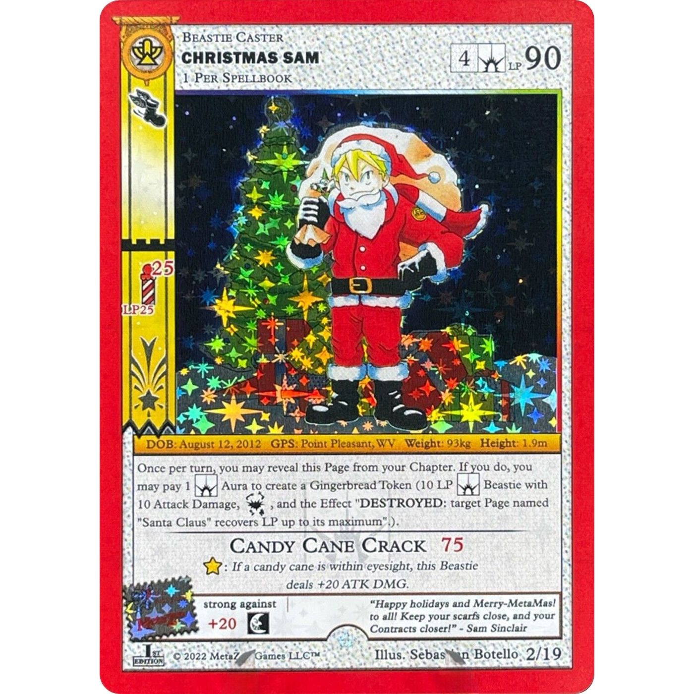Image for Christmas Sam (First Edition) (2/19) (HOLIP) - MetaZoo