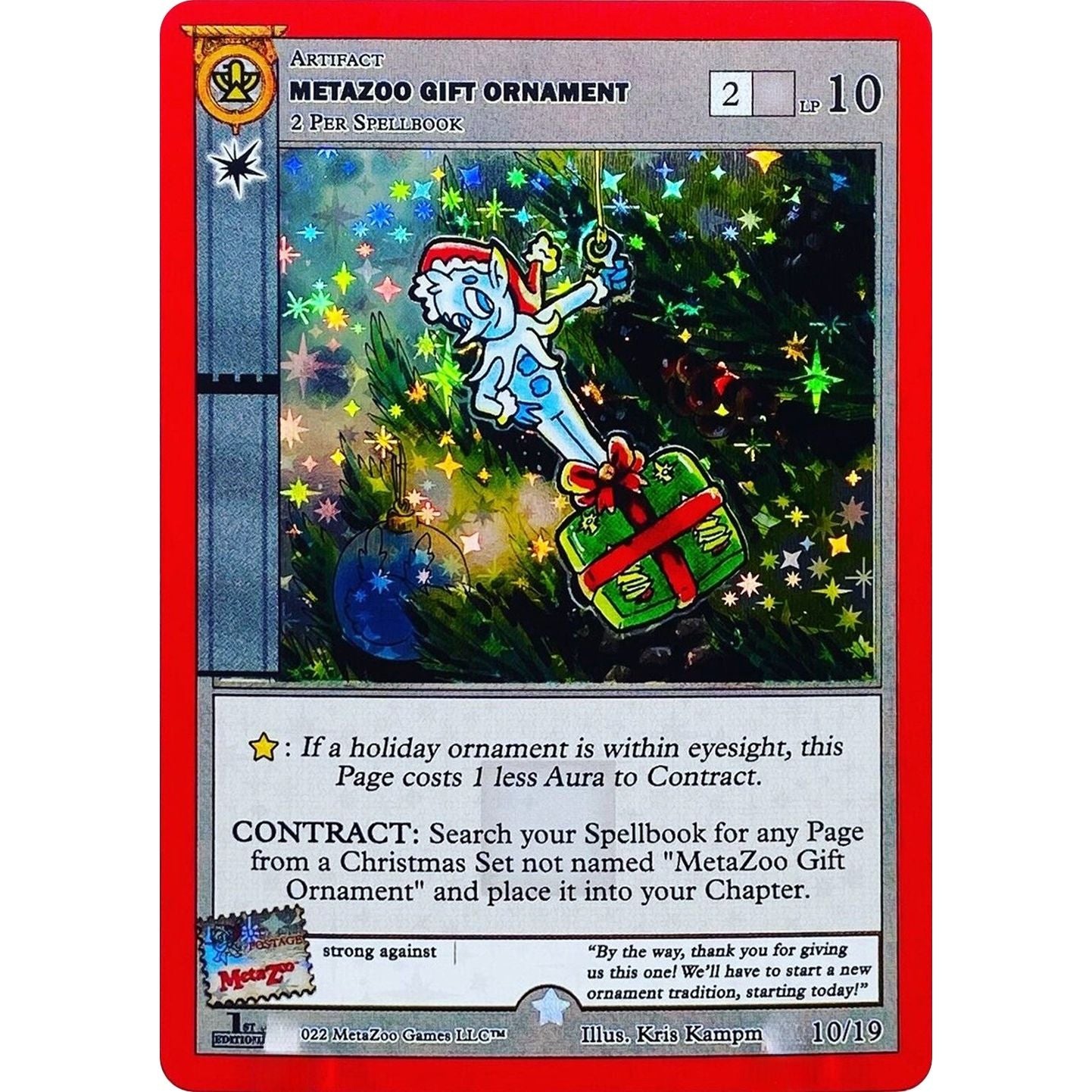 Image for MetaZoo Gift Ornament (First Edition) (10/19) (HOLIP) - MetaZoo