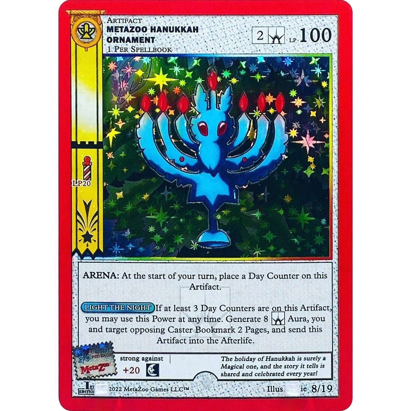 Image for MetaZoo Hanukkah Ornament (First Edition) (8/19) (HOLIP) - MetaZoo