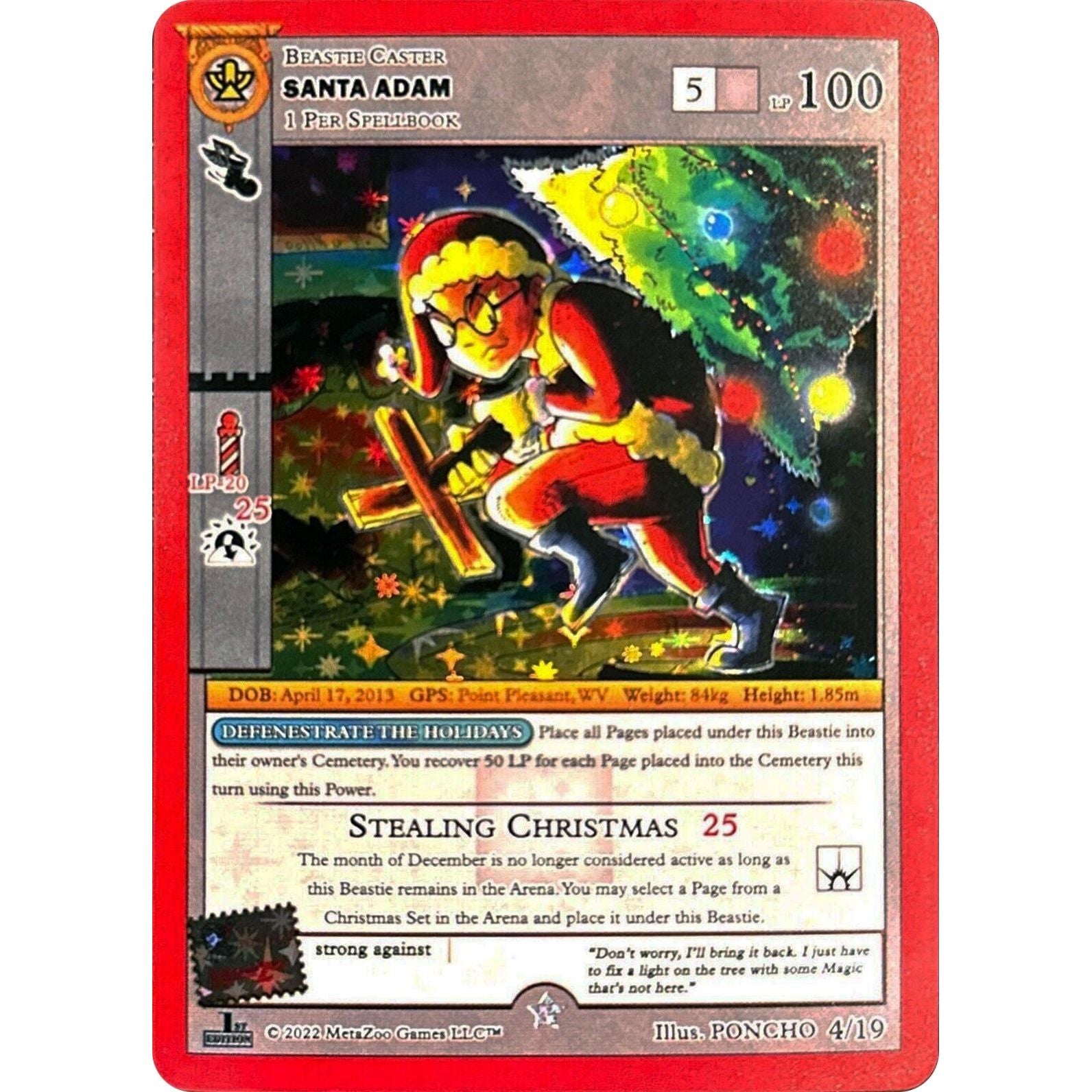 Image for Santa Adam (First Edition) (4/19) (HOLIP) - MetaZoo