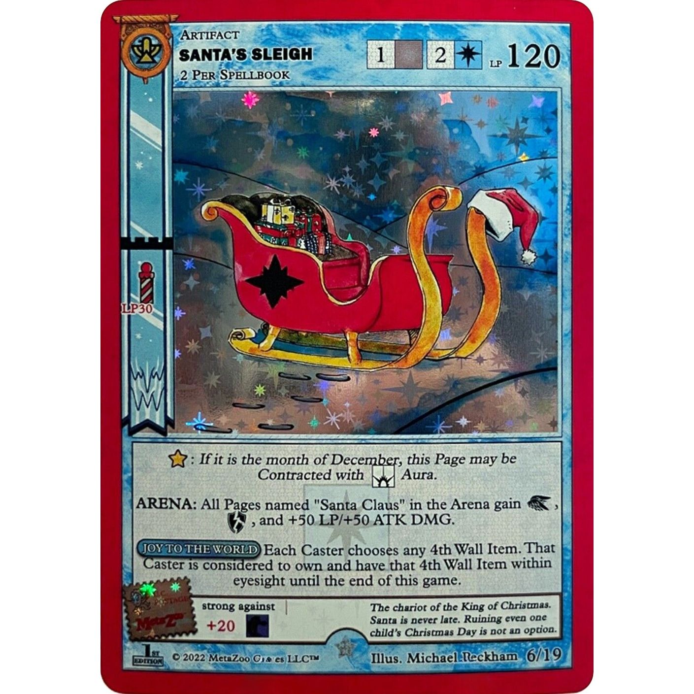 Image for Santa's Sleigh (First Edition) (6/19) (HOLIP) - MetaZoo
