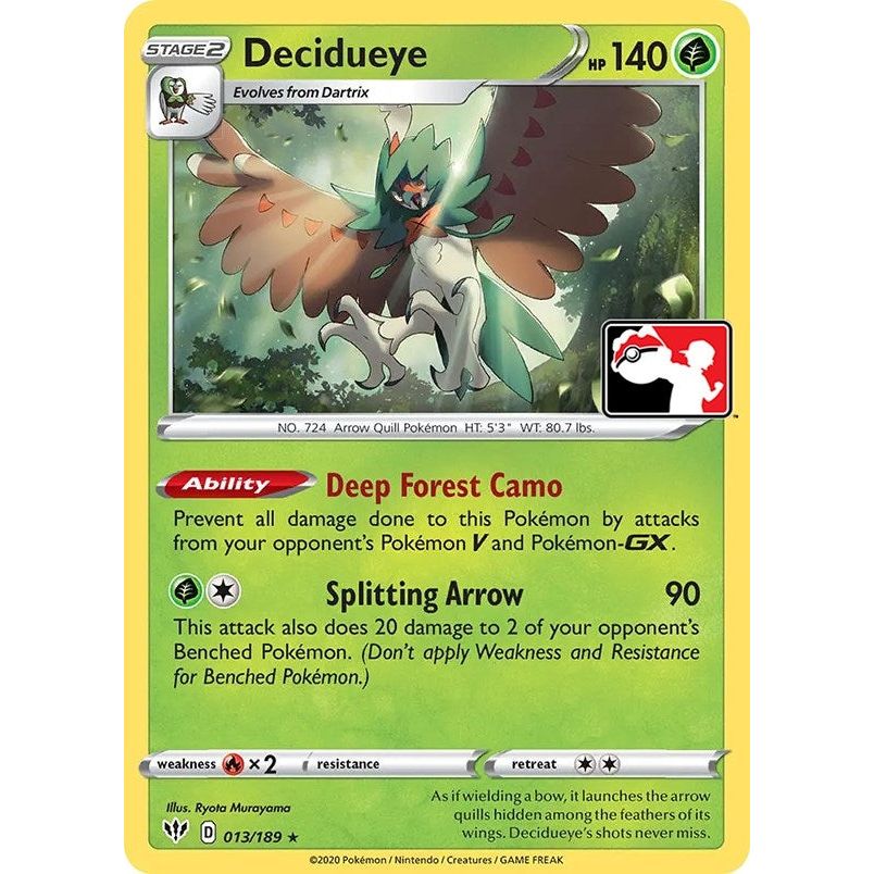 Image for Decidueye (013/189) - Pokemon