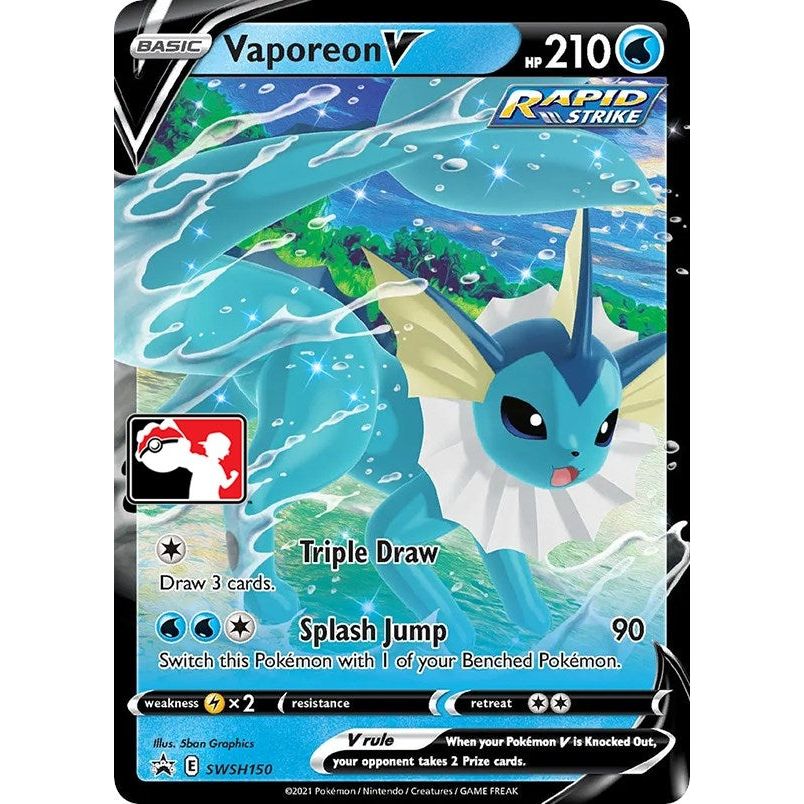 Image for Vaporeon V (SWSH150) - Pokemon