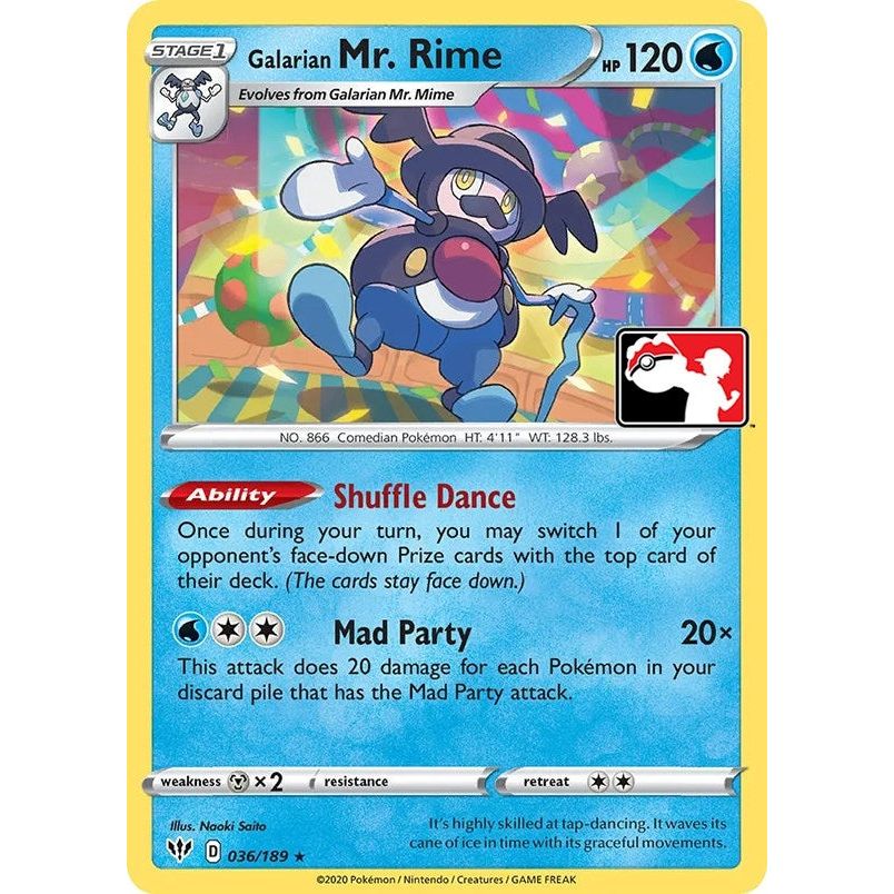 Image for Galarian Mr. Rime (036/189) - Pokemon