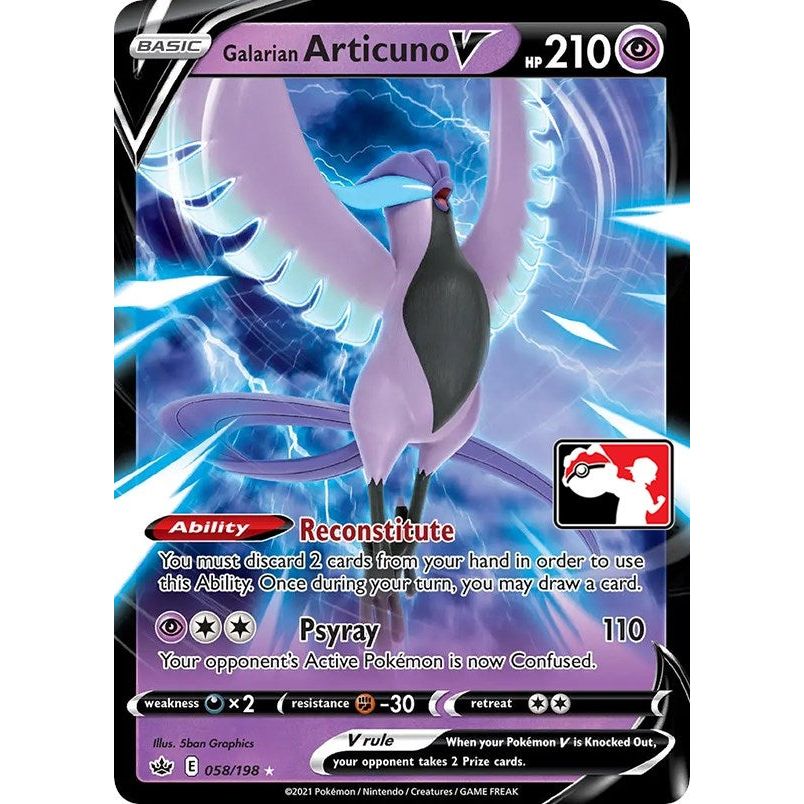 Image for Galarian Articuno V (058/198) - Pokemon