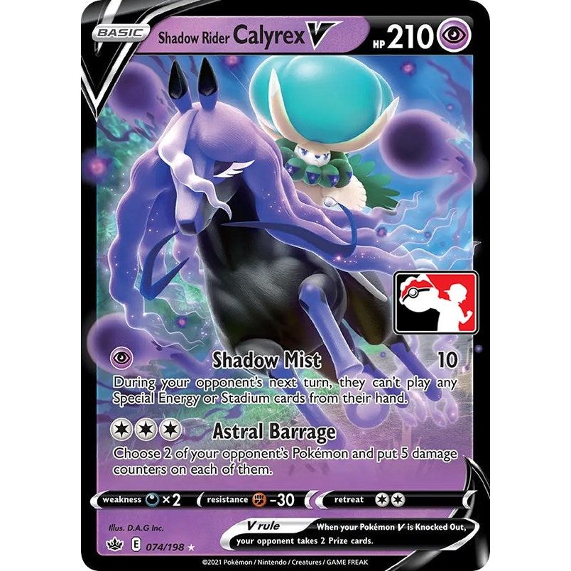 Image for Shadow Rider Calyrex V (074/198) - Pokemon