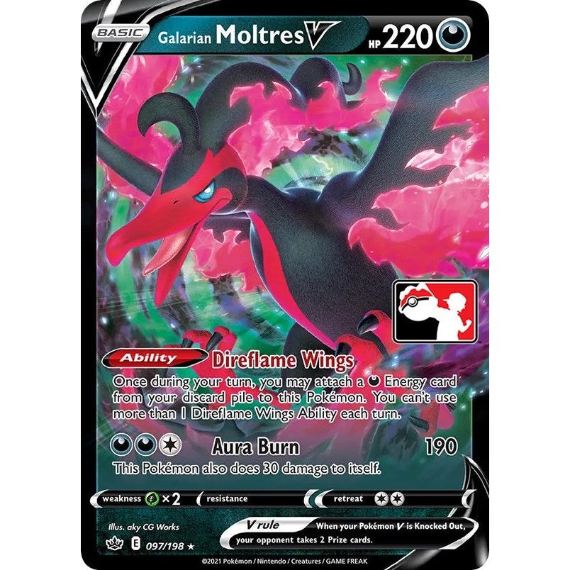 Image for Galarian Moltres V (097/198) - Pokemon