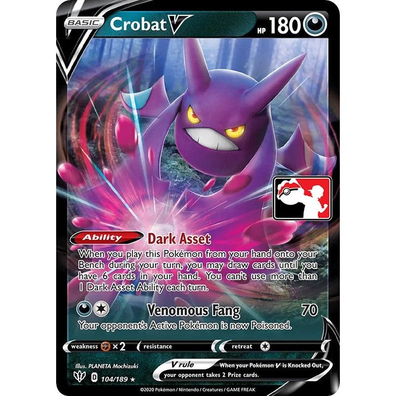 Image for Crobat V (104/189) - Pokemon
