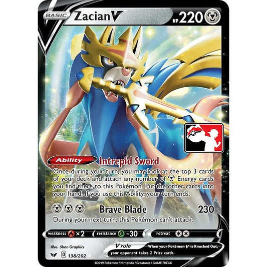 Image for Zacian V (138/202) - Pokemon