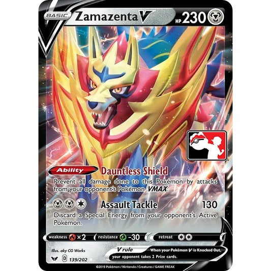 Image for Zamazenta V (139/202) - Pokemon