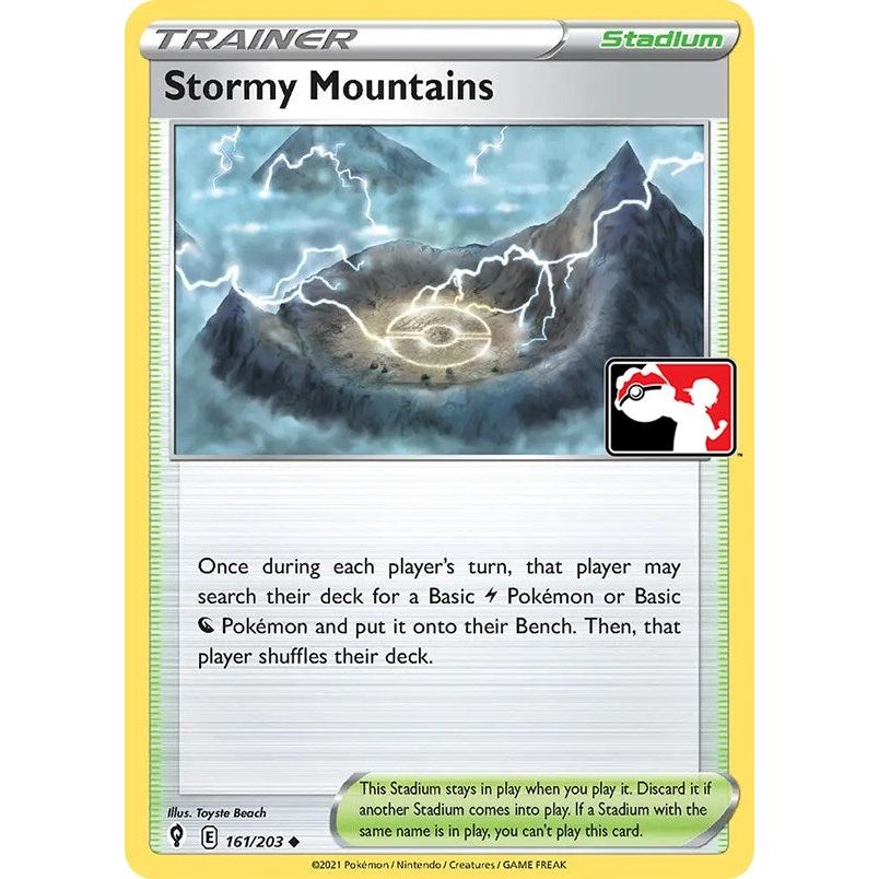 Image for Stormy Mountains (161/203) - Pokemon