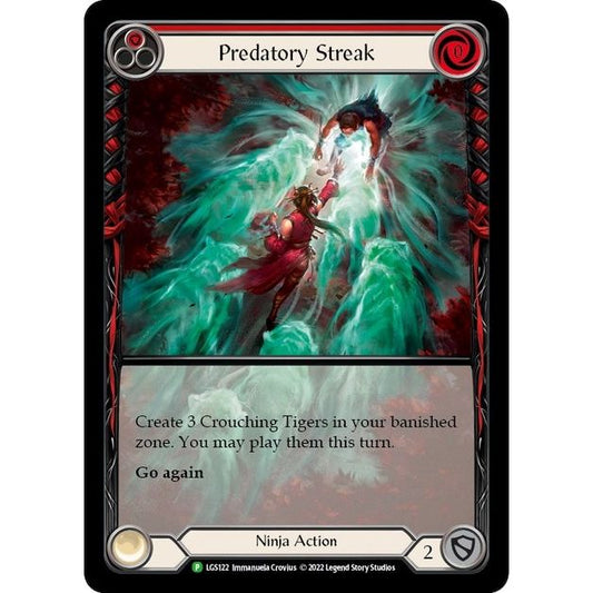 Image for Predatory Streak (Red) - LGS122 (LGS122) (PR) - Flesh and Blood TCG